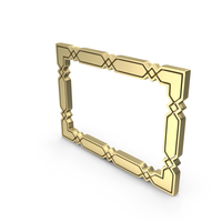 Square Boarder Frame Gold PNG & PSD Images