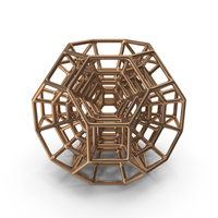 Bronze Geometric Shaped Showpiece PNG & PSD Images