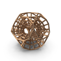 Geometric Shape Bronze PNG & PSD Images