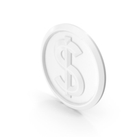 Dollar White PNG & PSD Images