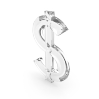 Glass Dollar Symbol PNG & PSD Images