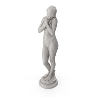 Spring Frost Marble Statue PNG & PSD Images