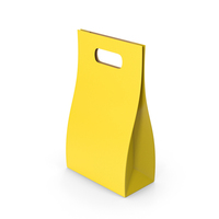 Yellow Paper Bag PNG & PSD Images