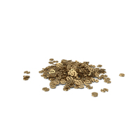 Dollars Gold PNG & PSD Images
