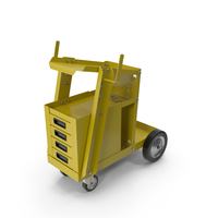 Yellow New Rolling Welding Cart With Drawers PNG & PSD Images