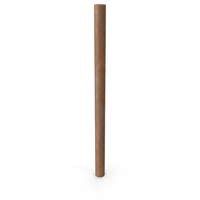 Narrow Wooden Pole PNG & PSD Images