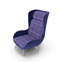 Velvet Lounge Chair PNG & PSD Images