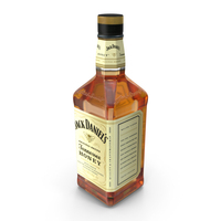 Alcohol Bottle Jack Daniels Tennessee Honey Whiskey Liqueur PNG & PSD Images