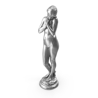 Spring Frost Metal Statue PNG & PSD Images