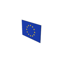 Embroidered European Union Flag Patch PNG & PSD Images