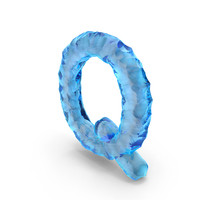 Ice Alphabet Letter Q PNG & PSD Images
