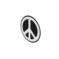 Embroidered Patch Peace PNG & PSD Images