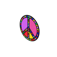 Embroidered Patch Peace PNG & PSD Images