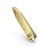 Pencil Write Logo Gold PNG & PSD Images