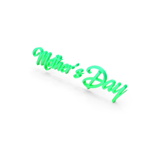 Mothers Day Logo Green PNG & PSD Images