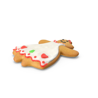Bitten Gingerbread Woman Cookie PNG & PSD Images