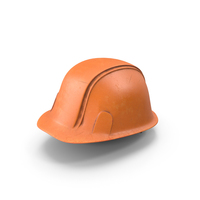 Orange Dirty Construction Hard Hat PNG & PSD Images