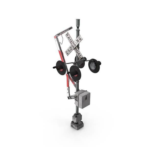 Railway Signal Gate Damaged R PNG & PSD Images