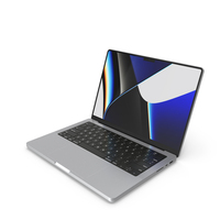 Apple MacBook Pro 14 inch Silver PNG & PSD Images