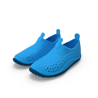 Aqua Socks Water Shoes Blue PNG & PSD Images
