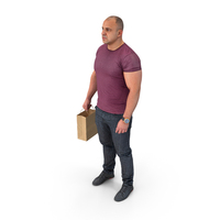 Man With A Shopping Bag PNG & PSD Images