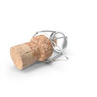 Bottle Cork Lying Metal Wire PNG & PSD Images