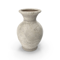 White Stone Vase PNG & PSD Images