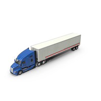 Kenworth Truck With Semi Trailer PNG & PSD Images