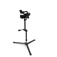 带有摄录机Sony PXWS X70 PNG和PSD图像的魔术臂套件