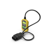 OBD2 Code Reader Yellow Vertical Position PNG & PSD Images