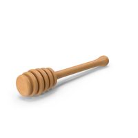 Wooden Honey Dipper PNG & PSD Images