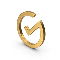 Golden Checkmark Symbol PNG & PSD Images