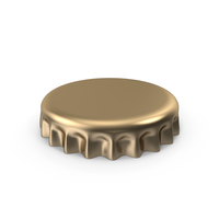 Gold Beer Cap PNG & PSD Images