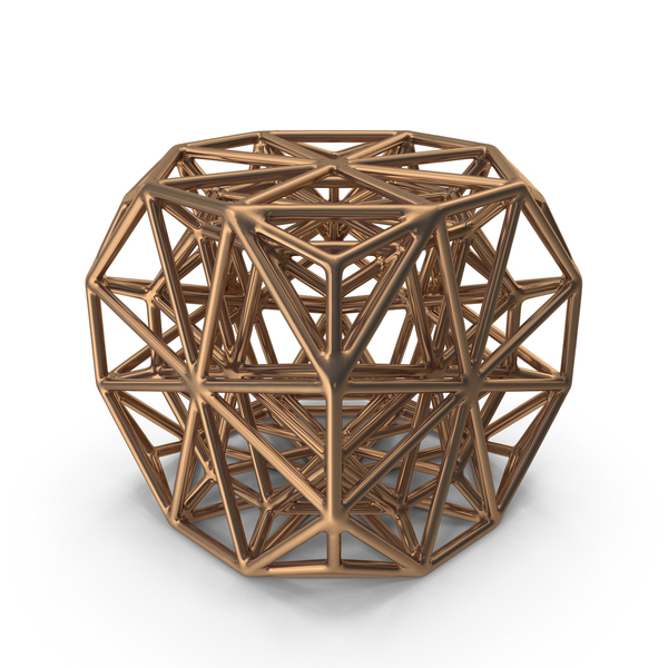 Geometric Shape Bronze PNG & PSD Images