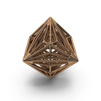 Geometric Shape Bronze PNG & PSD Images