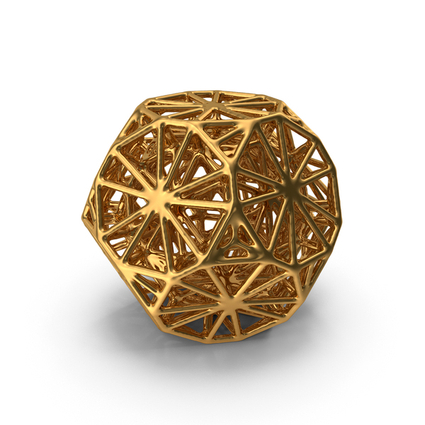Geometric Shape Gold PNG & PSD Images