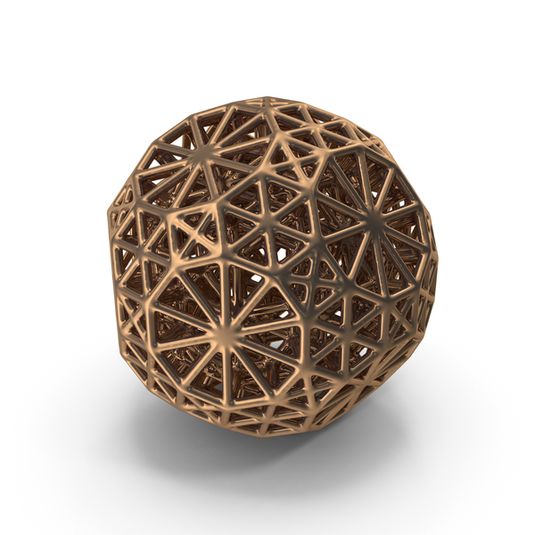 Geometric Shape Bronze PNG & PSD Images