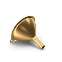 Gold Funnel PNG & PSD Images