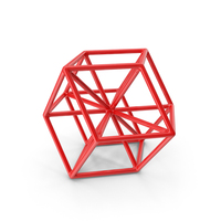 Geometric Shape Plastic Red PNG & PSD Images