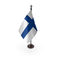 Finland Flag On A Plastic Stand PNG & PSD Images