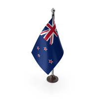 New Zealand Flag On A Plastic Stand PNG & PSD Images
