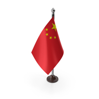 Peoples Republic of China Plastic Flag Stand PNG & PSD Images