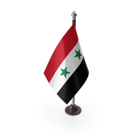 Syria Plastic Flag Stand PNG & PSD Images