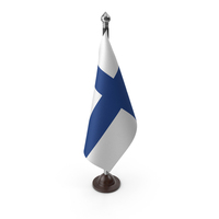 Finland Cloth Flag Stand PNG & PSD Images