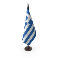 Greece Cloth Flag Stand PNG & PSD Images