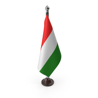 hungary Cloth Flag Stand PNG & PSD Images