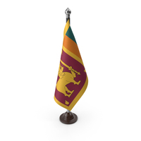 Sri Lanka Cloth Flag Stand PNG & PSD Images