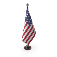 United States Cloth Flag Stand PNG & PSD Images