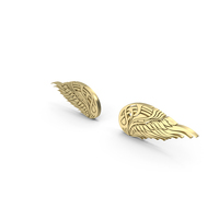 Wings Logo Gold PNG & PSD Images