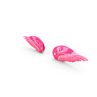 Wings logo Pink PNG & PSD Images